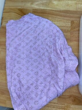 Louis Vuitton Light Lavender Monogram Knit Top
